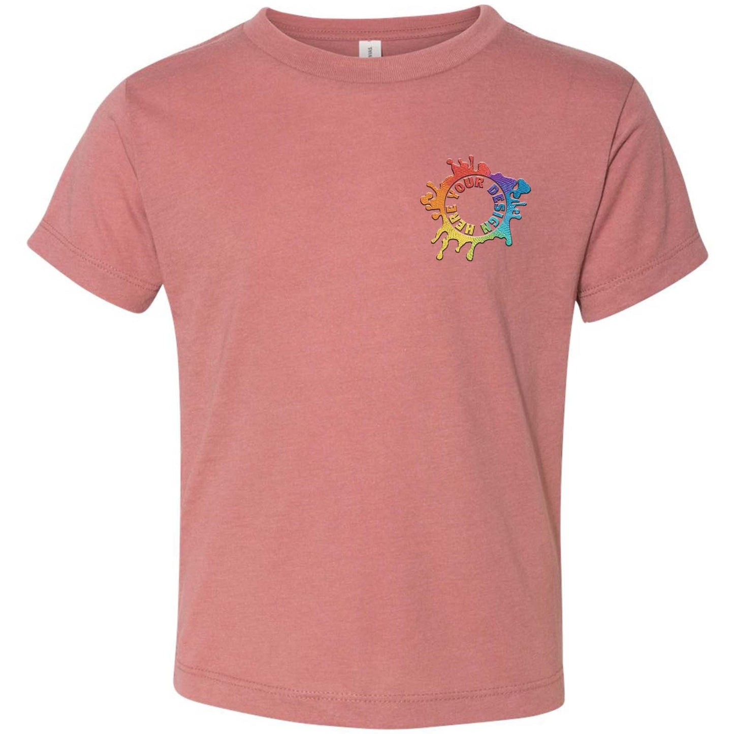 Bella + Canvas Toddler Triblend T-Shirt Embroidery