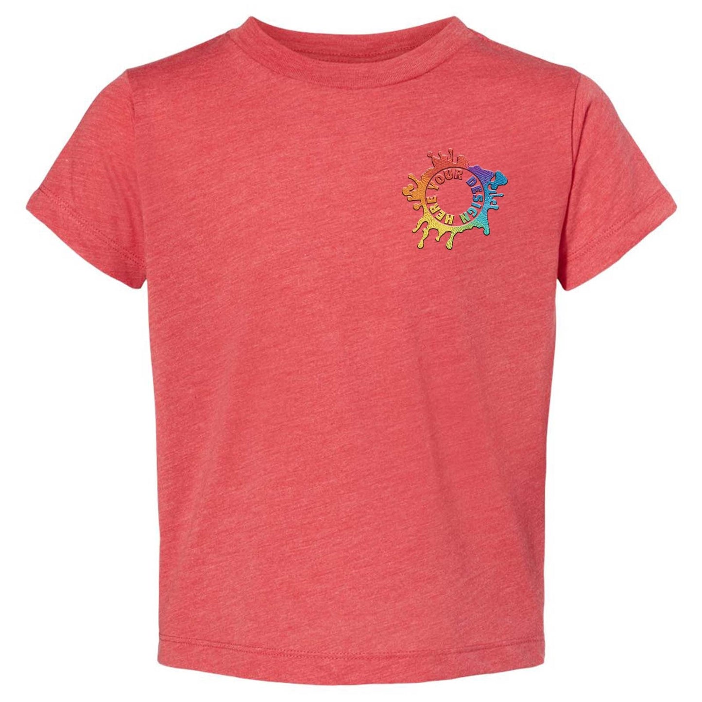 Bella + Canvas Toddler Triblend T-Shirt Embroidery