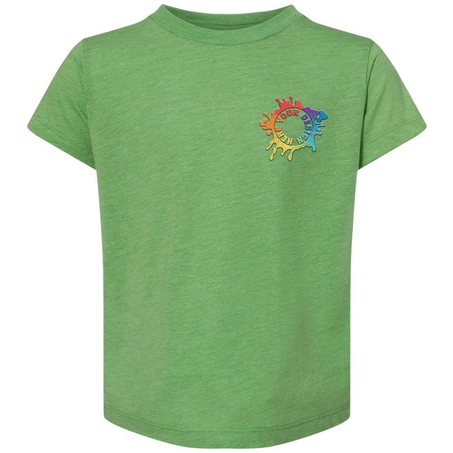 Bella + Canvas Toddler Triblend T-Shirt Embroidery