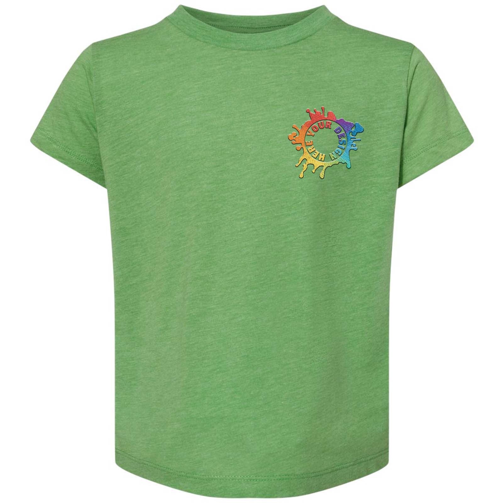 Bella + Canvas Toddler Triblend T-Shirt Embroidery