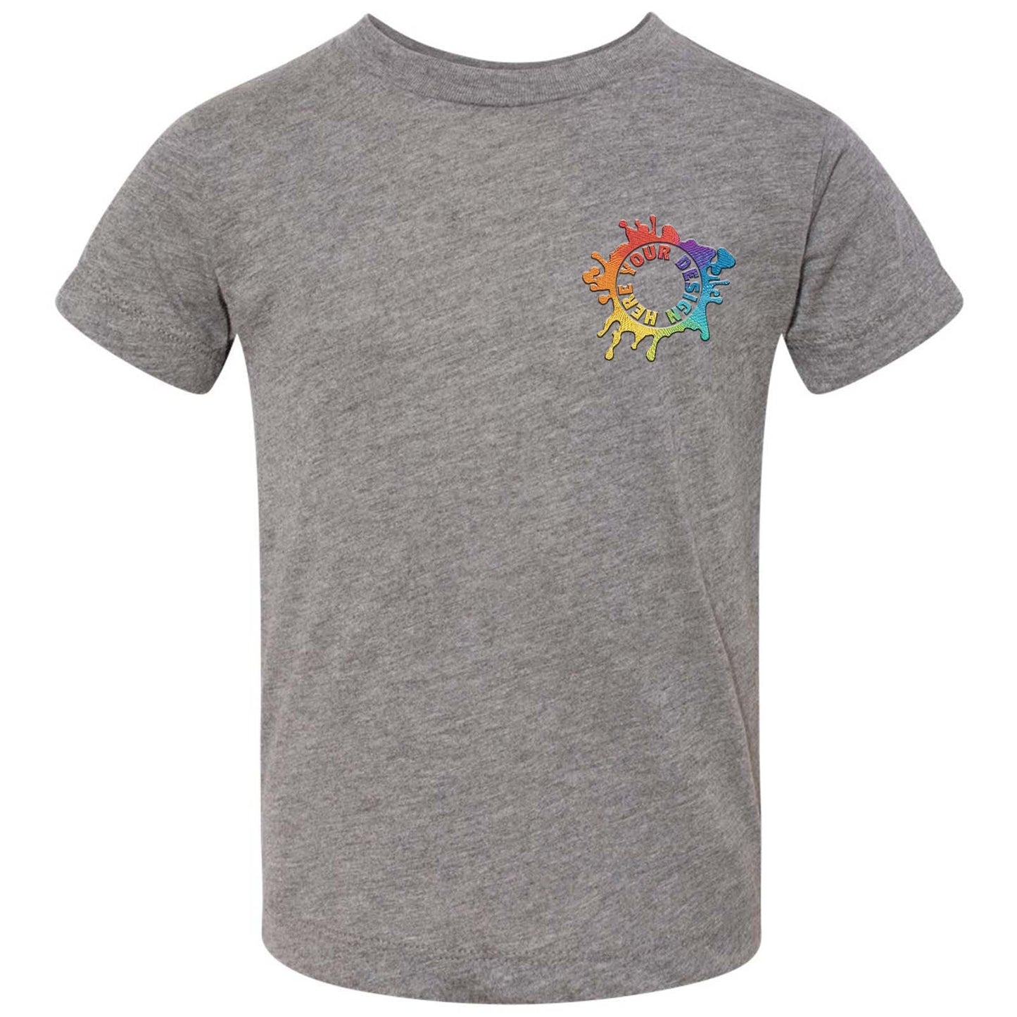 Bella + Canvas Toddler Triblend T-Shirt Embroidery