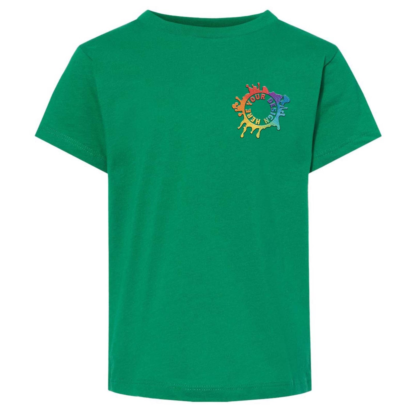 Bella + Canvas Toddler Unisex 100% Cotton T-Shirt Embroidery