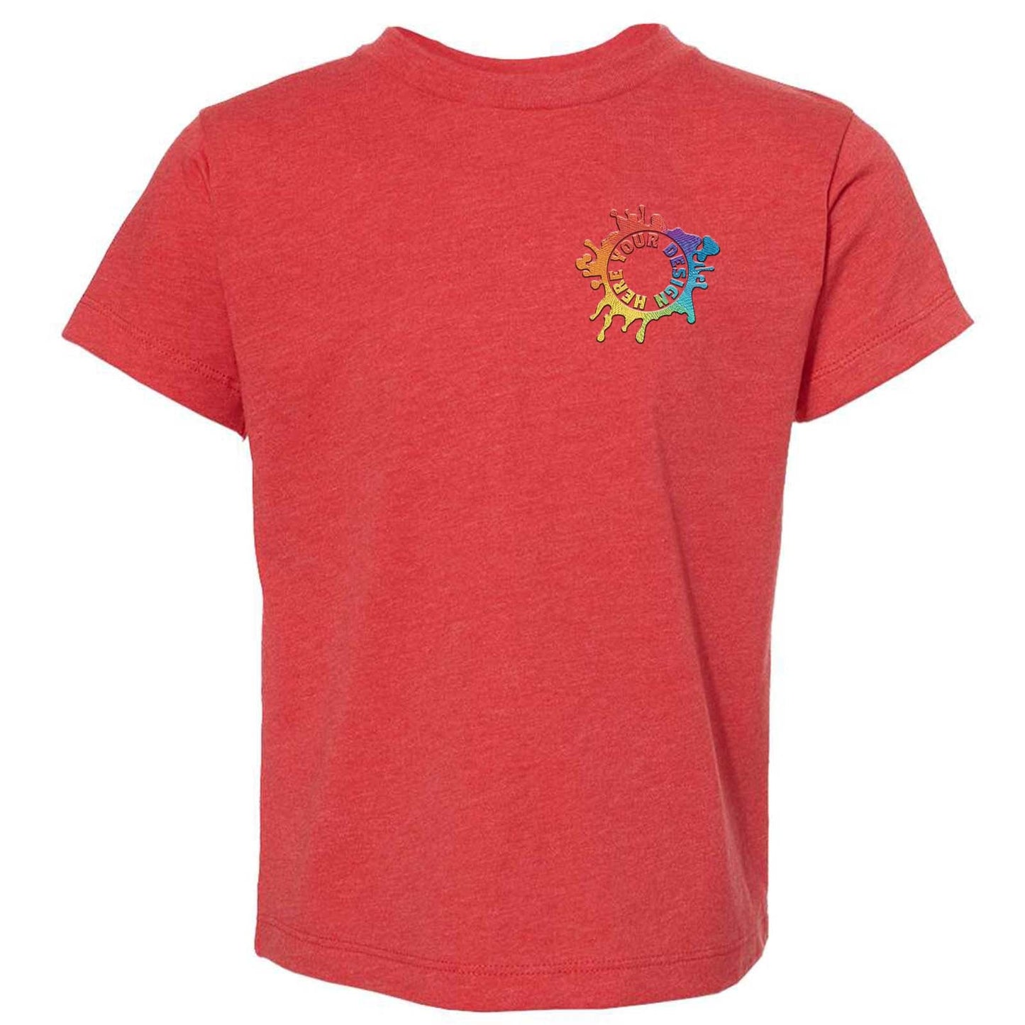 Bella + Canvas Toddler Unisex 100% Cotton T-Shirt Embroidery