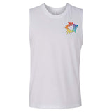 Bella + Canvas Unisex 100% Cotton Jersey Muscle Tank Top Embroidery - Mato & Hash