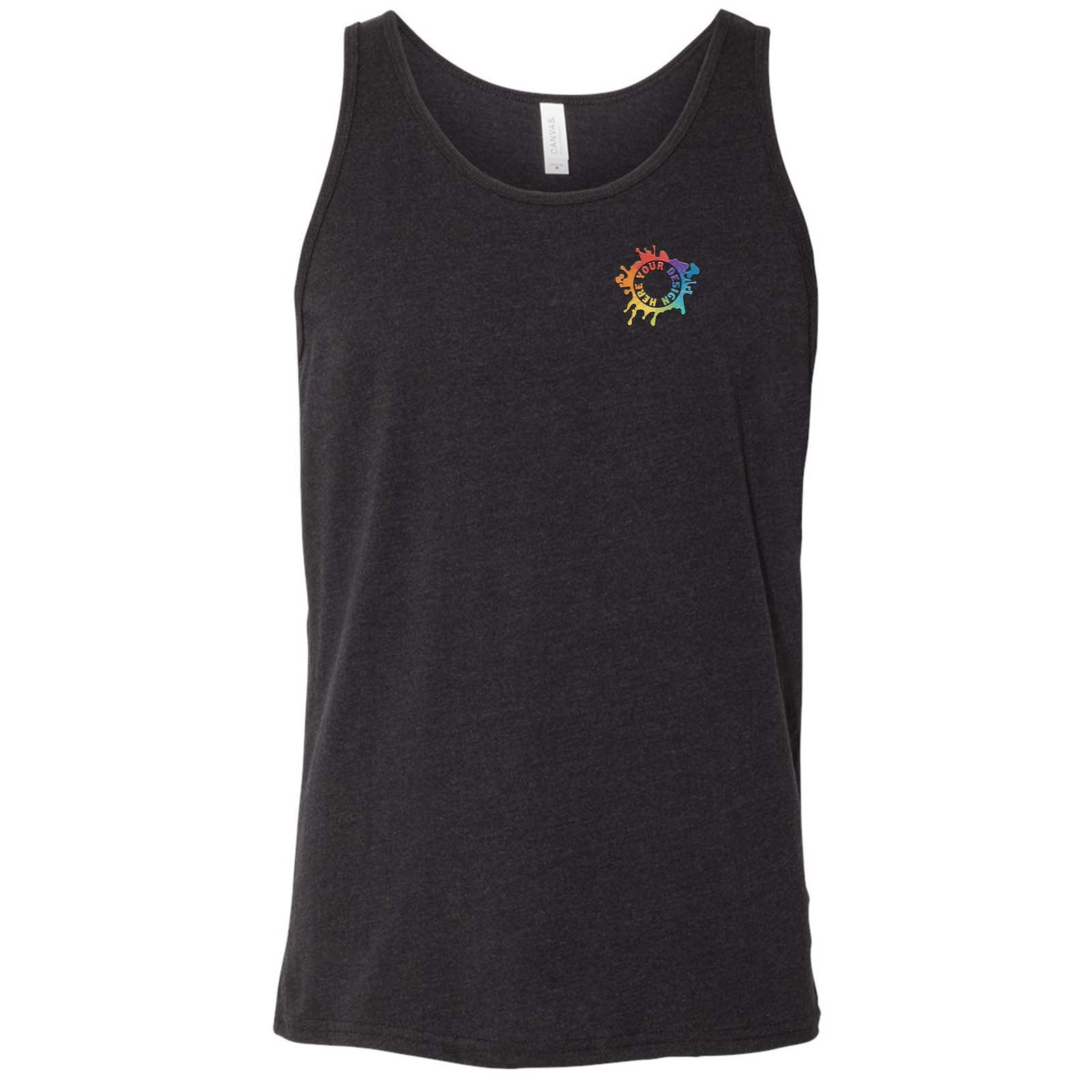 Bella + Canvas Unisex 100% Cotton Jersey Tank Top Embroidery - Mato & Hash