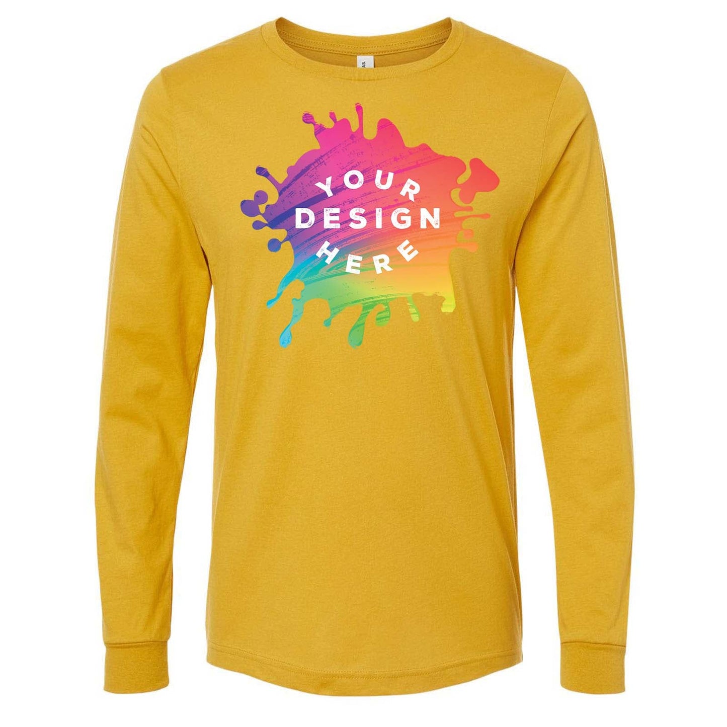 Bella + Canvas Unisex 100% Cotton Long Sleeve T-Shirt - Mato & Hash
