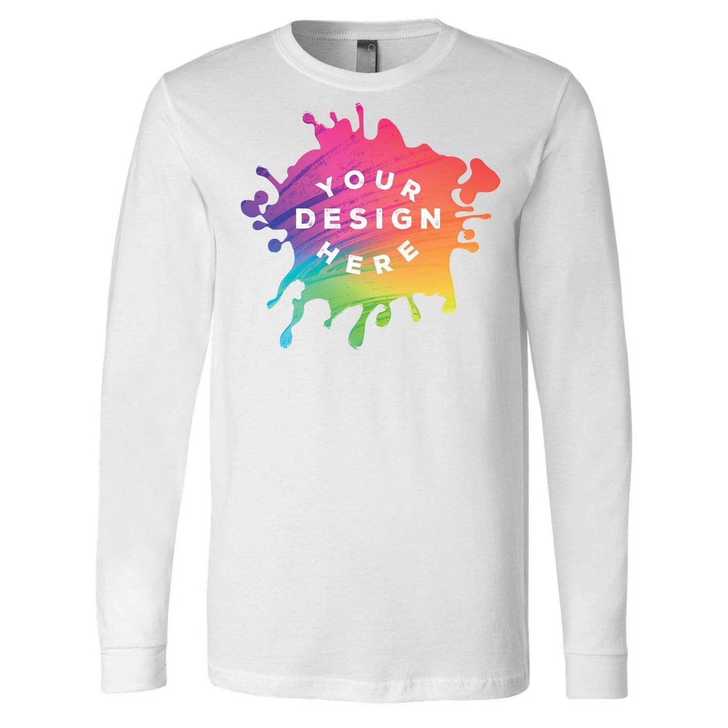 Bella + Canvas Unisex 100% Cotton Long Sleeve T-Shirt - Mato & Hash