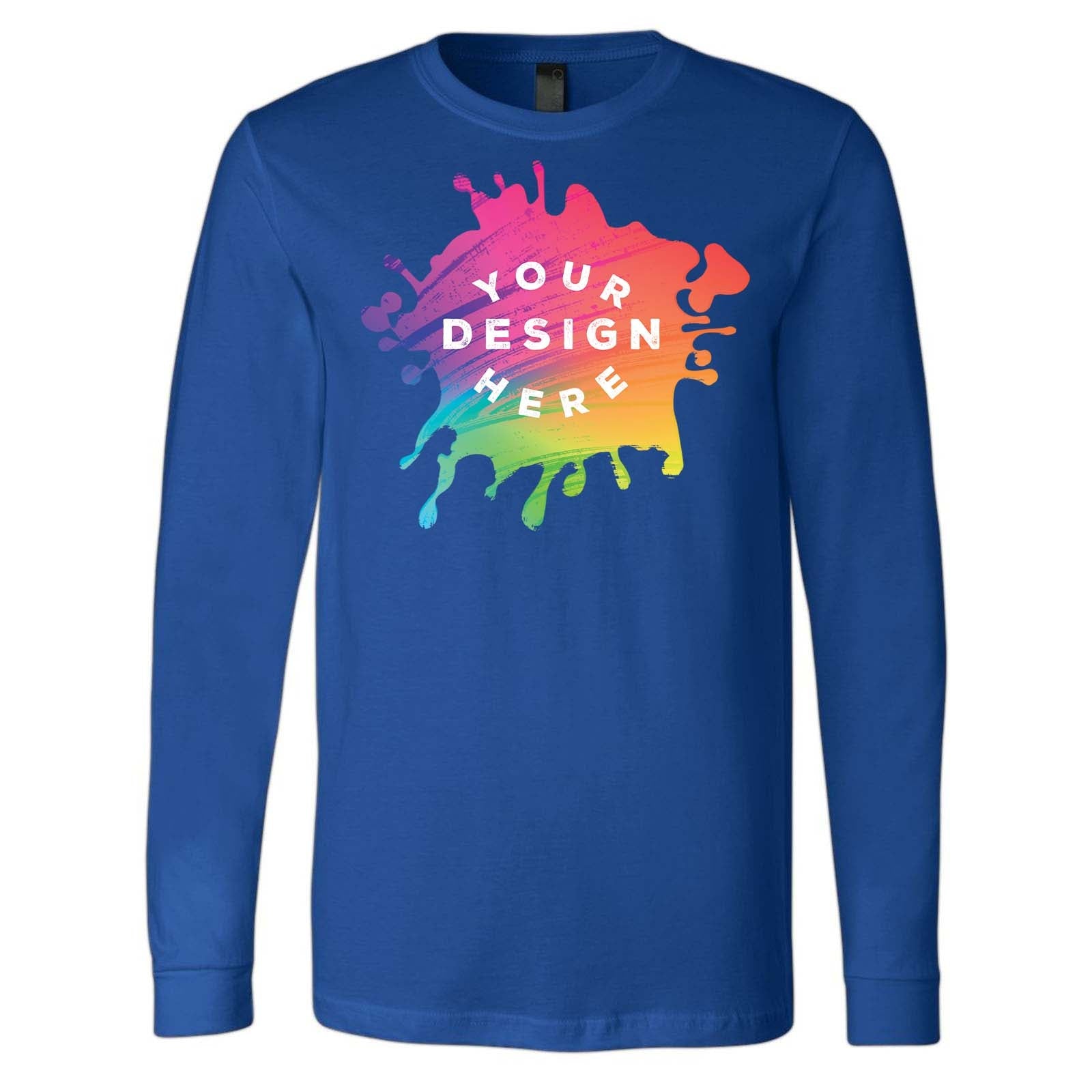 Bella + Canvas Unisex 100% Cotton Long Sleeve T-Shirt - Mato & Hash