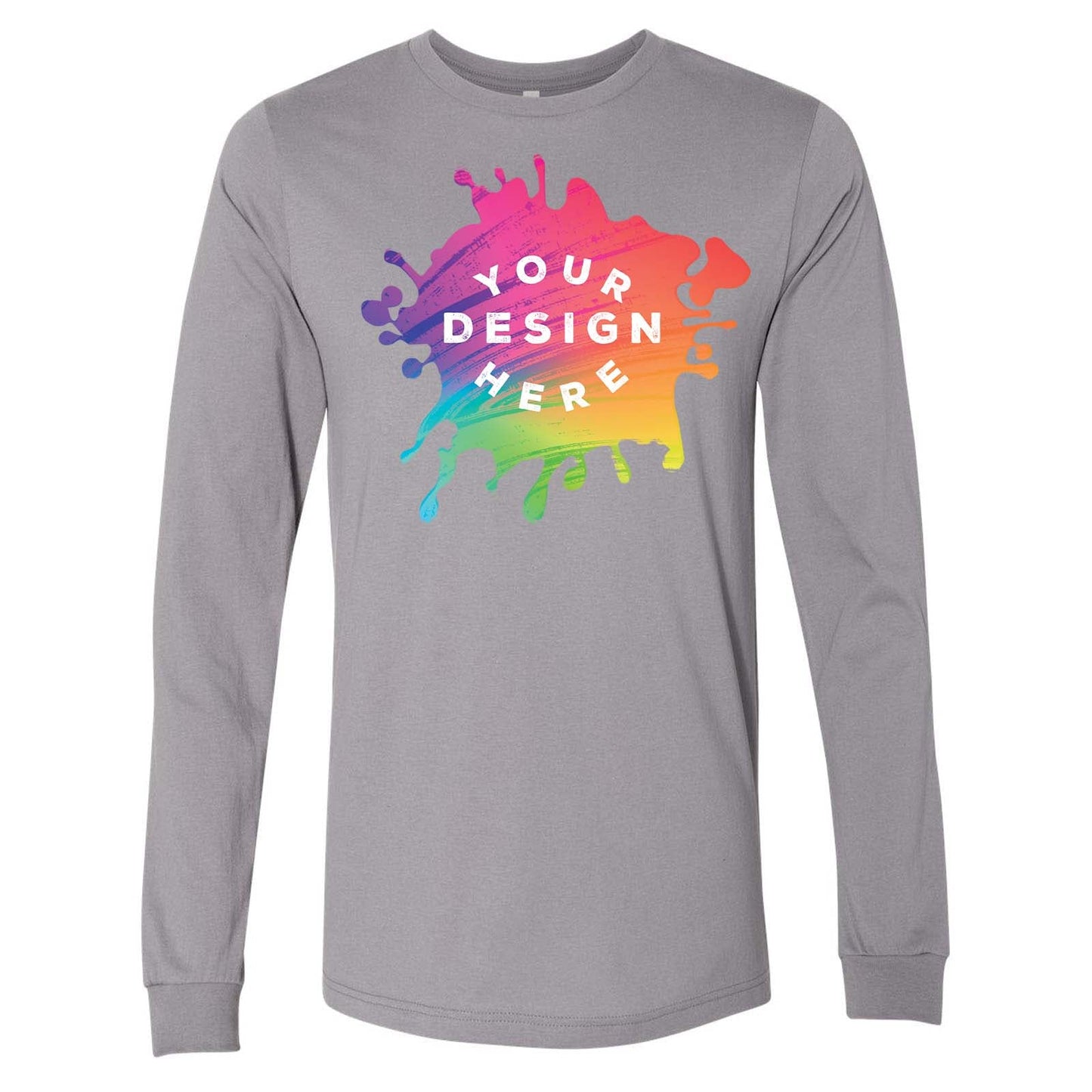 Bella + Canvas Unisex 100% Cotton Long Sleeve T-Shirt - Mato & Hash