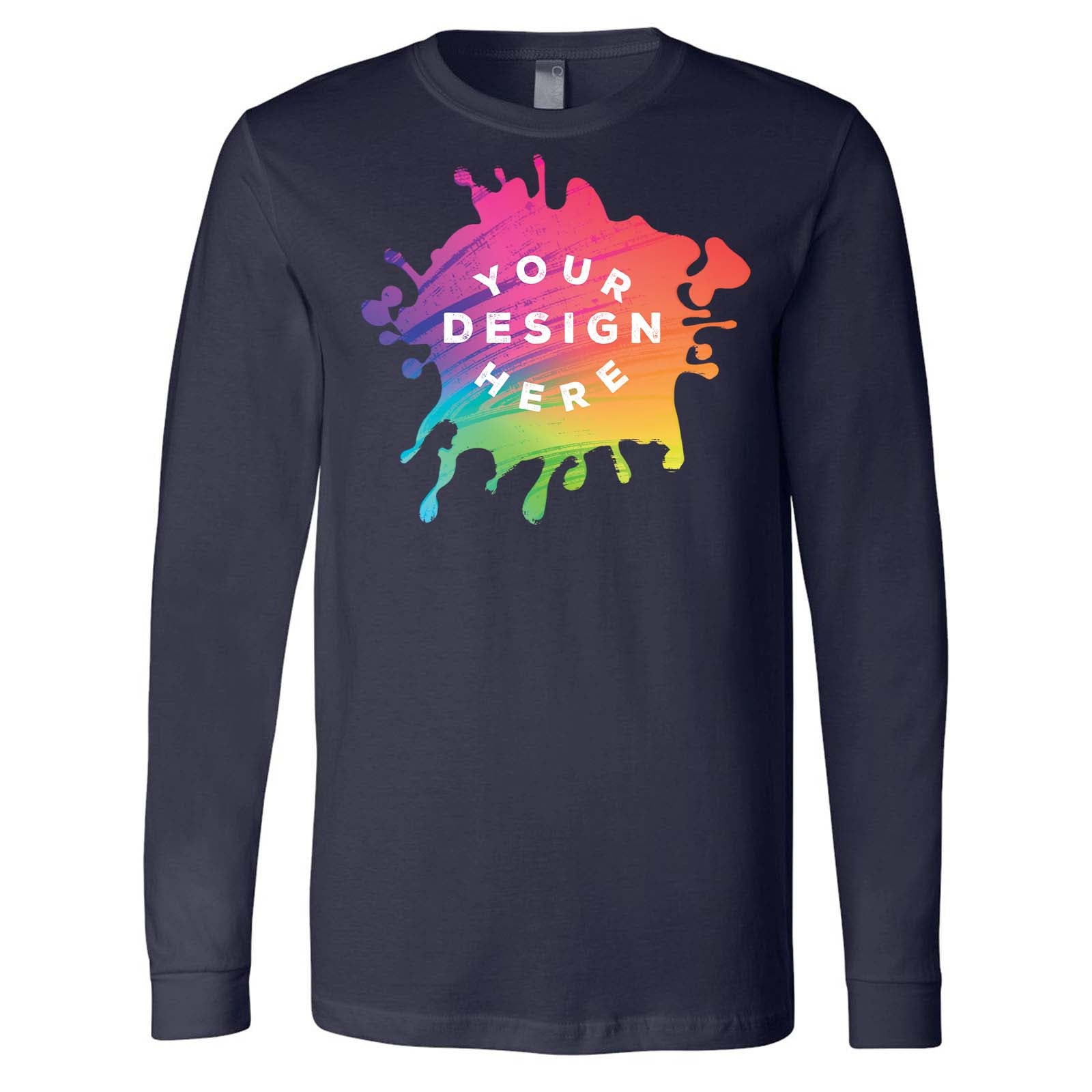 Bella + Canvas Unisex 100% Cotton Long Sleeve T-Shirt - Mato & Hash