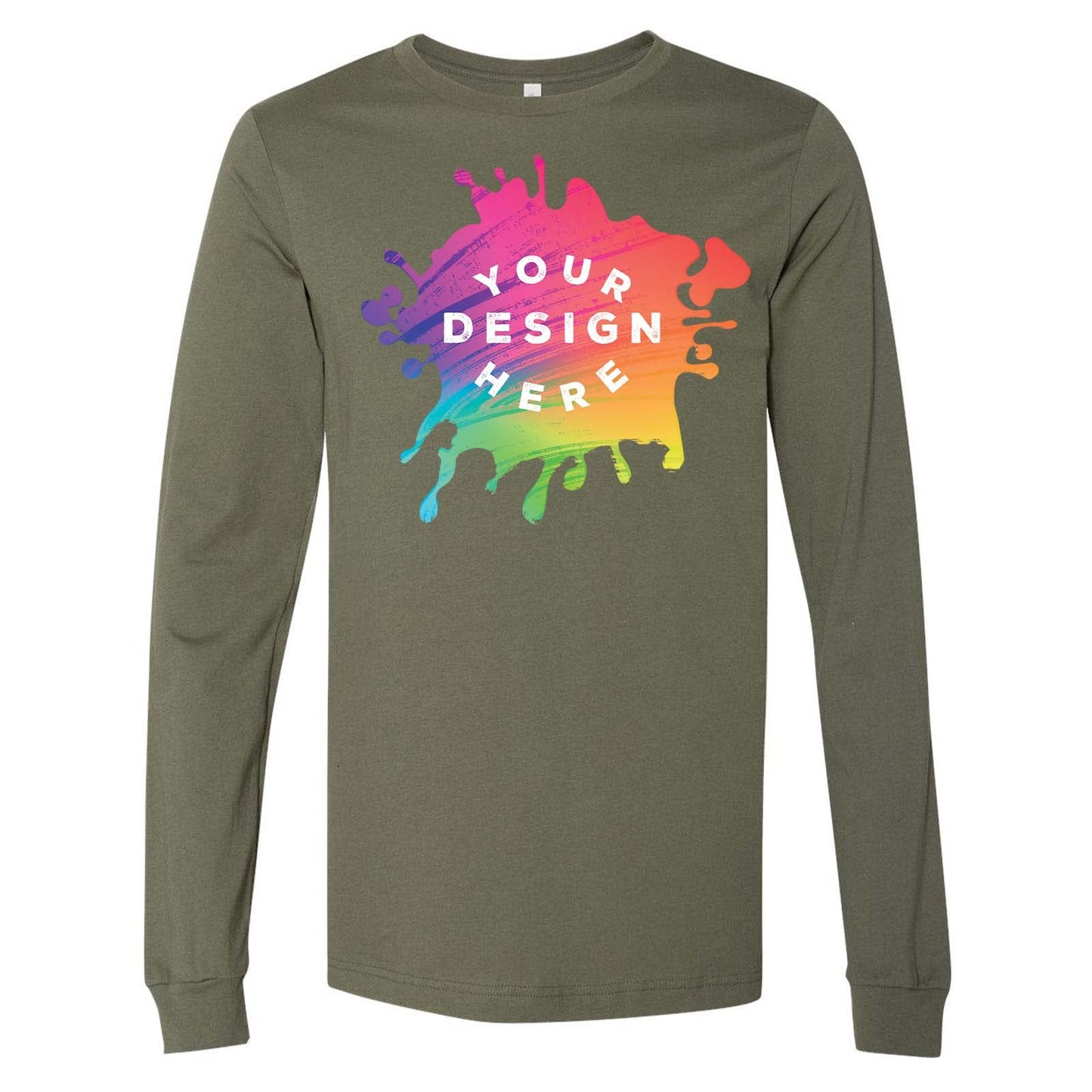 Bella + Canvas Unisex 100% Cotton Long Sleeve T-Shirt - Mato & Hash