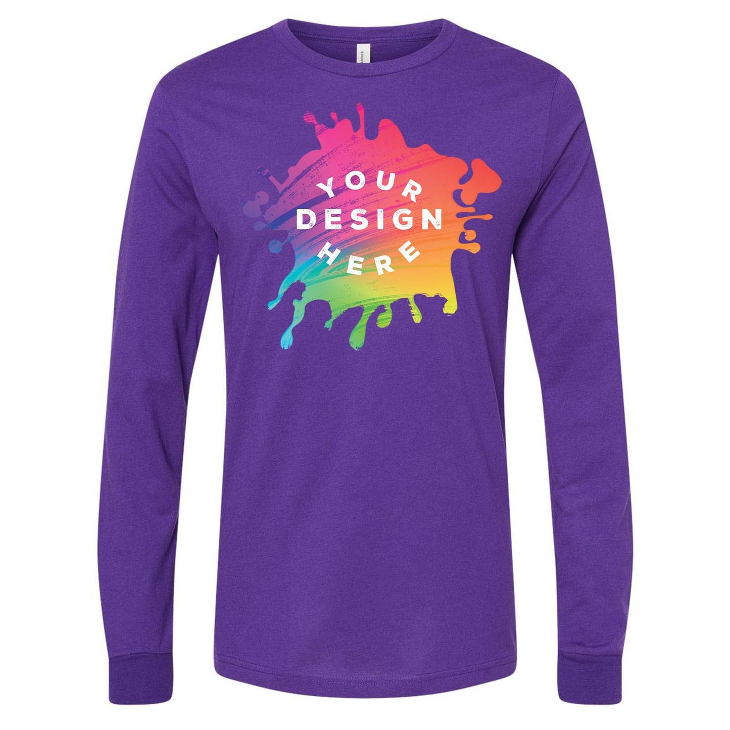 Bella + Canvas Unisex 100% Cotton Long Sleeve T-Shirt - Mato & Hash