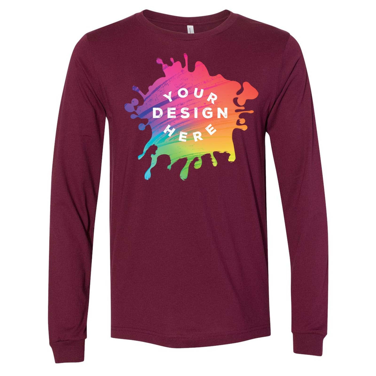 Bella + Canvas Unisex 100% Cotton Long Sleeve T-Shirt - Mato & Hash