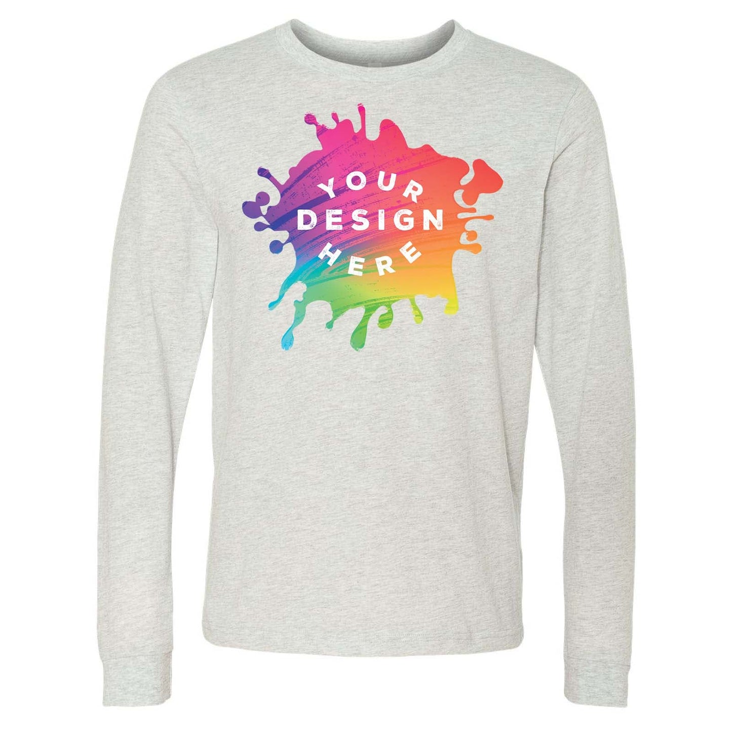 Bella + Canvas Unisex 100% Cotton Long Sleeve T-Shirt - Mato & Hash