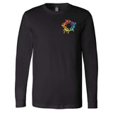 Bella + Canvas Unisex 100% Cotton Long Sleeve T-Shirt Embroidery - Mato & Hash