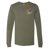 Bella + Canvas Unisex 100% Cotton Long Sleeve T-Shirt Embroidery - Mato & Hash