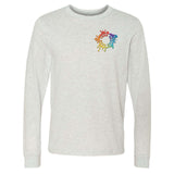 Bella + Canvas Unisex 100% Cotton Long Sleeve T-Shirt Embroidery
