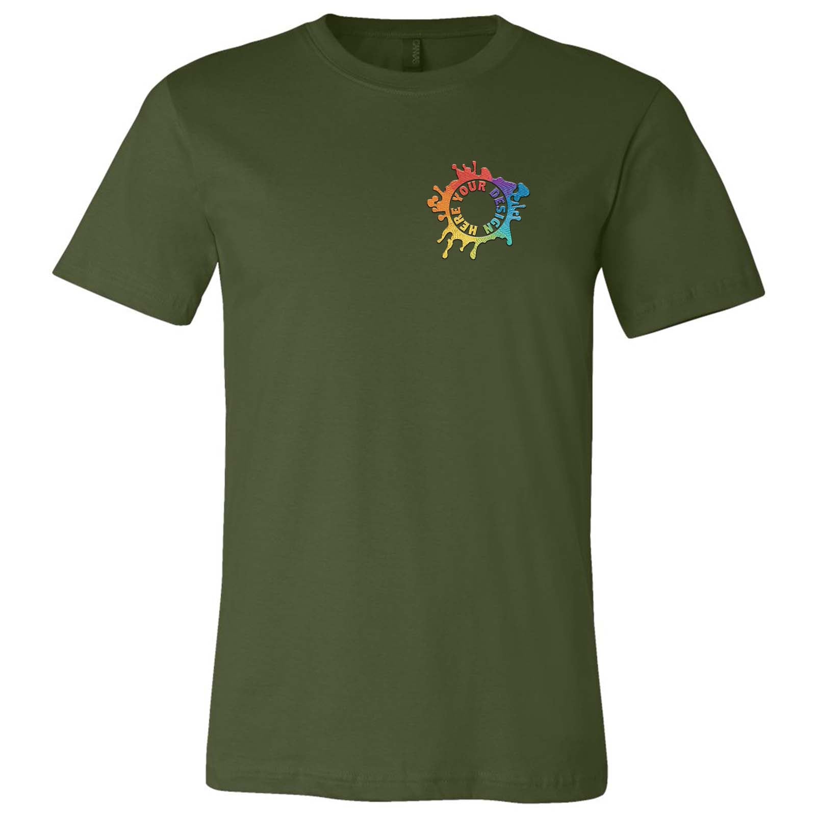 Bella + Canvas Unisex 100% Cotton T-Shirt Embroidery - Mato & Hash