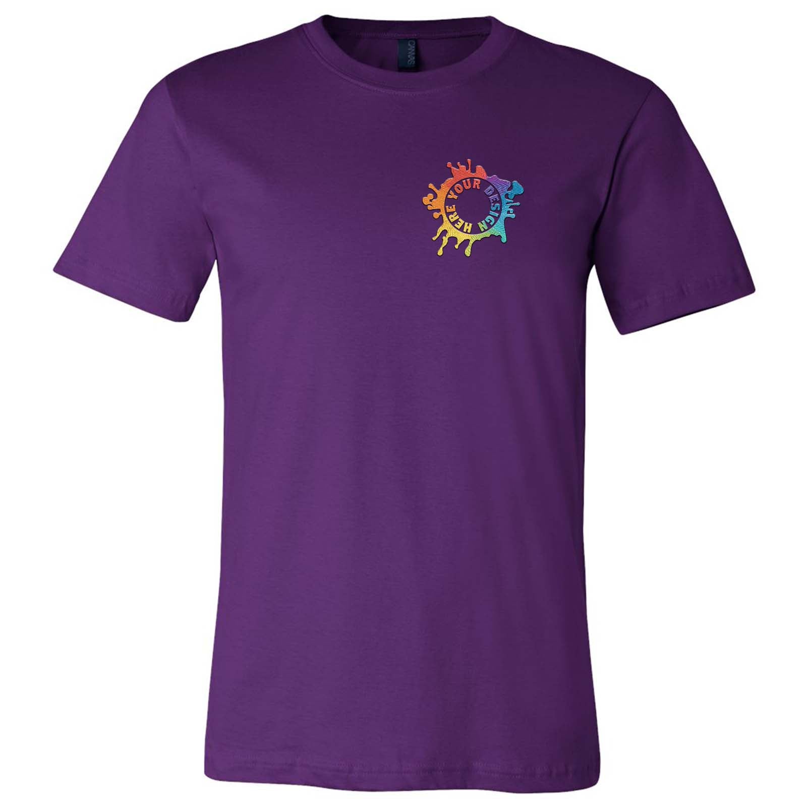 Bella + Canvas Unisex 100% Cotton T-Shirt Embroidery - Mato & Hash