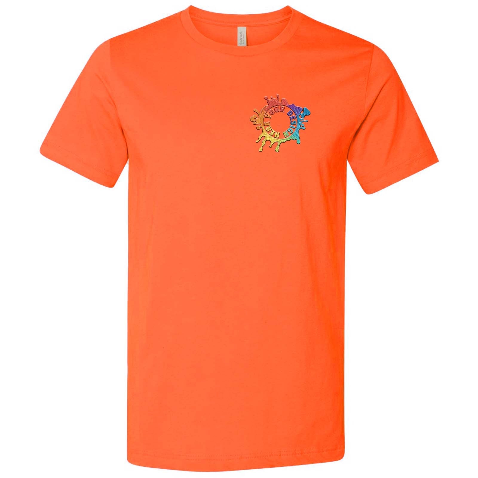 Bella + Canvas Unisex 100% Cotton T-Shirt Embroidery - Mato & Hash