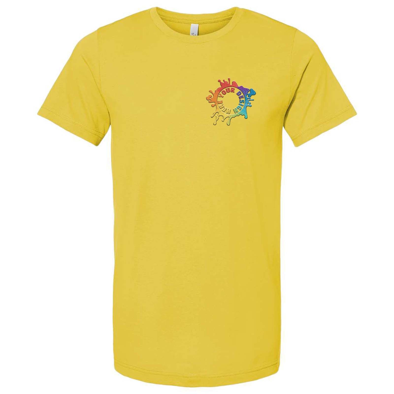 Bella + Canvas Unisex 100% Cotton T-Shirt Embroidery - Mato & Hash
