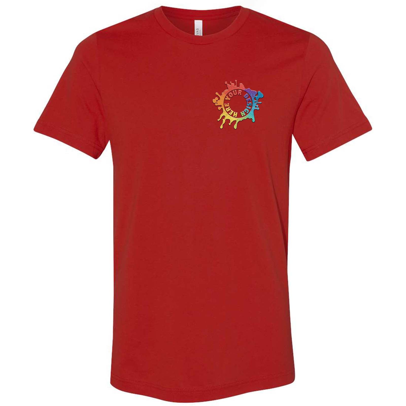 Bella + Canvas Unisex 100% Cotton T-Shirt Embroidery - Mato & Hash