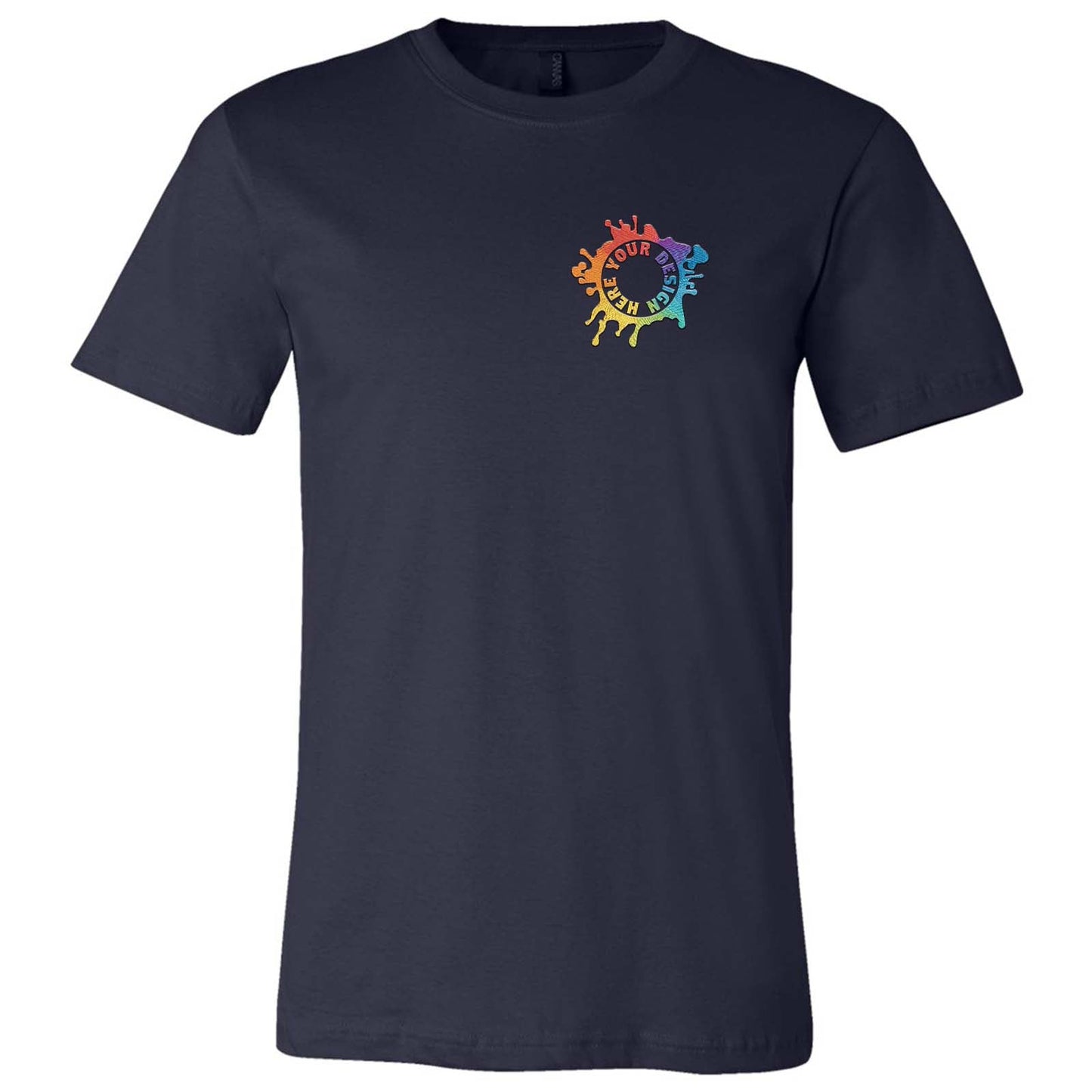 Bella + Canvas Unisex 100% Cotton T-Shirt Embroidery - Mato & Hash
