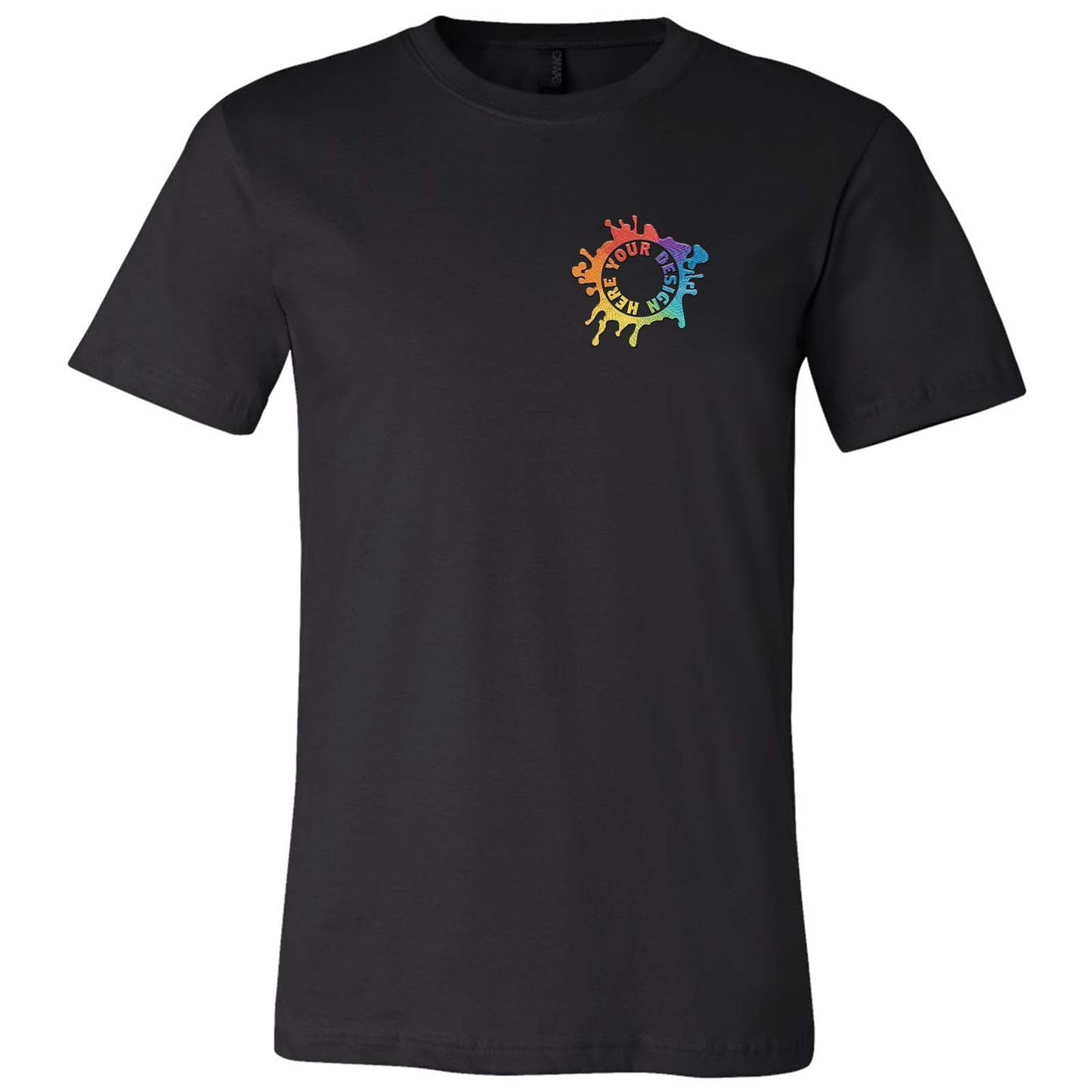 Bella + Canvas Unisex 100% Cotton T-Shirt Embroidery - Mato & Hash