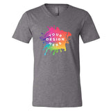Bella + Canvas Unisex Cotton/Polyester Blend V-Neck T-Shirt - Mato & Hash