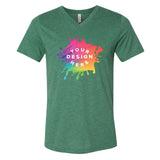 Bella + Canvas Unisex Cotton/Polyester Blend V-Neck T-Shirt