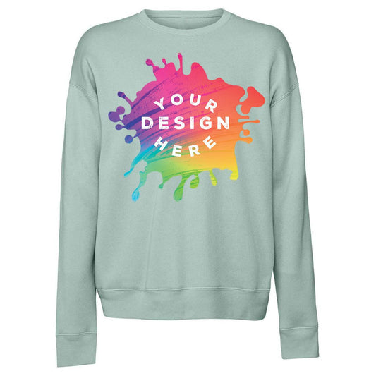 Bella + Canvas Unisex Cotton/Polyester Fleece Drop Shoulder Crew Neck Sweatshirt - Mato & Hash