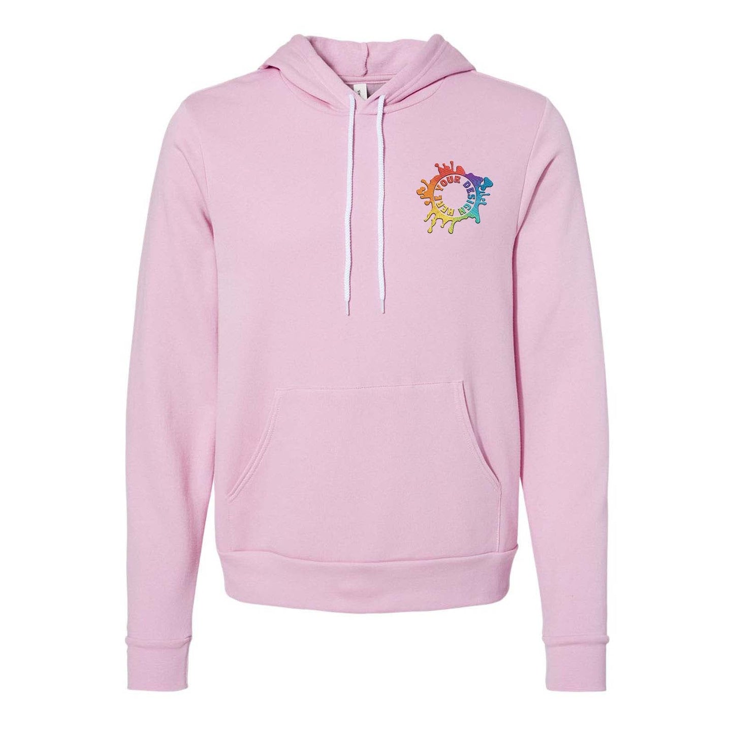 Bella + Canvas Unisex Sponge Fleece Pullover Hoodie Embroidery - Mato & Hash