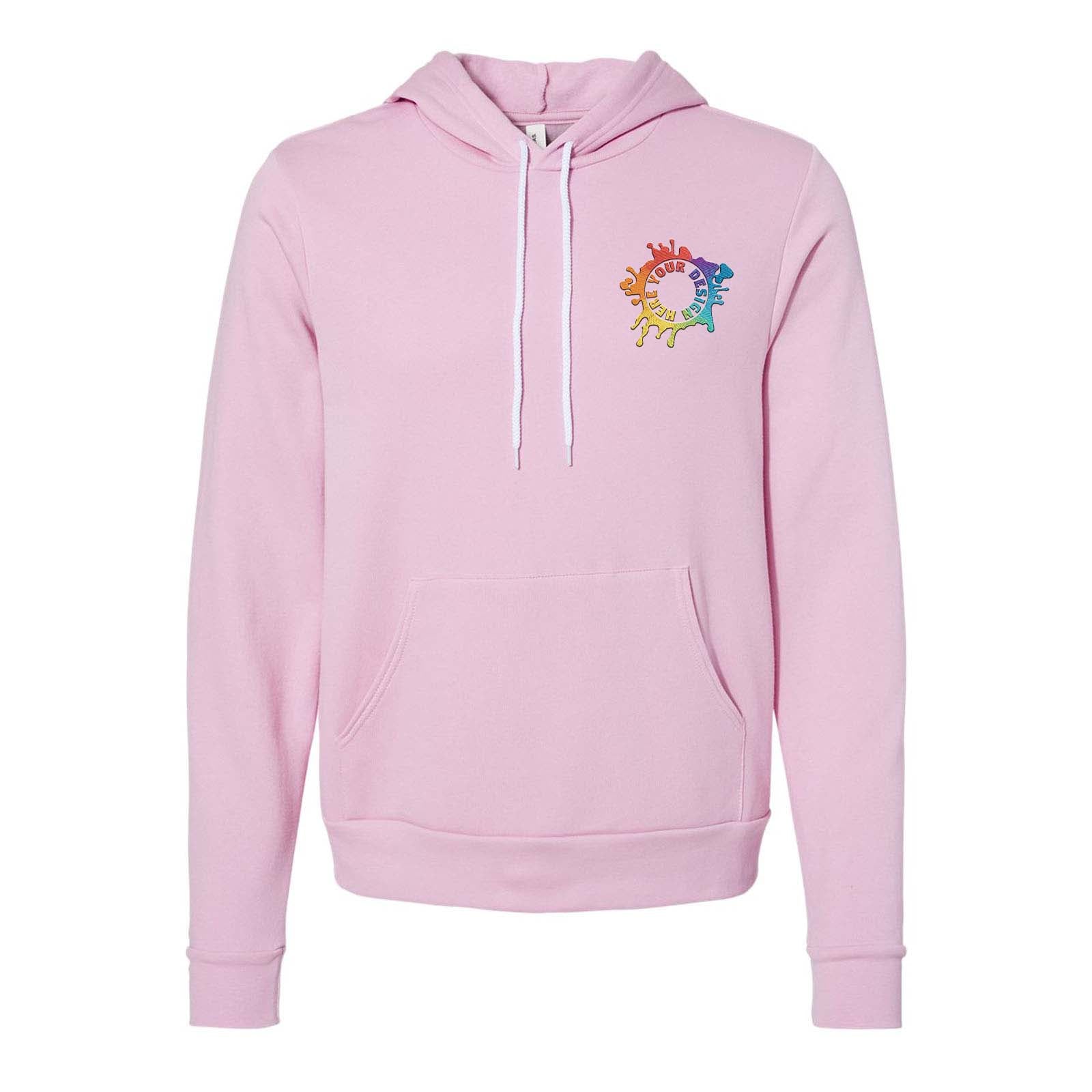 Bella + Canvas Unisex Sponge Fleece Pullover Hoodie Embroidery - Mato & Hash
