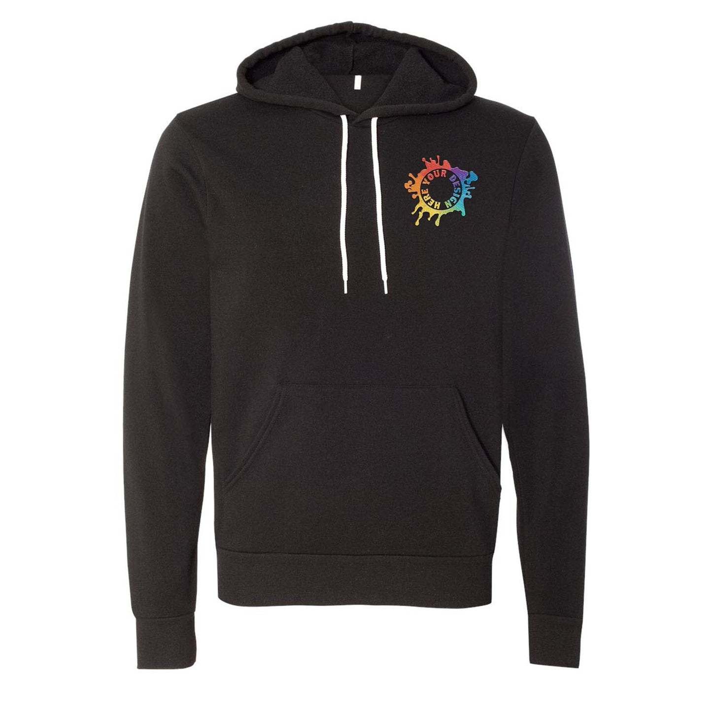 Bella + Canvas Unisex Sponge Fleece Pullover Hoodie Embroidery - Mato & Hash
