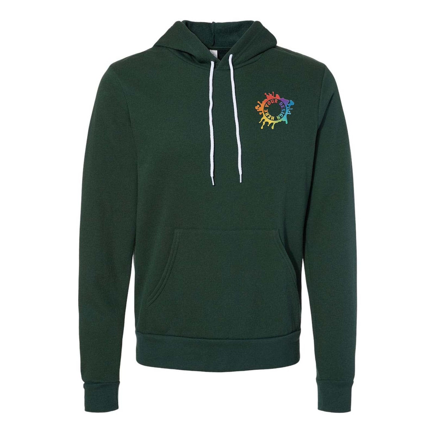 Bella + Canvas Unisex Sponge Fleece Pullover Hoodie Embroidery - Mato & Hash