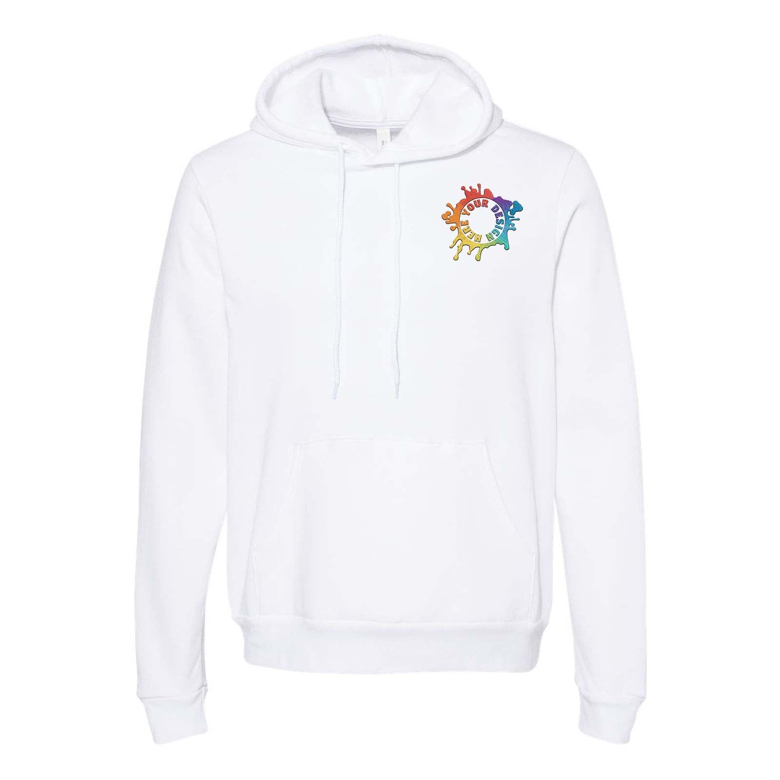 Bella + Canvas Unisex Sponge Fleece Pullover Hoodie Embroidery - Mato & Hash