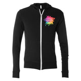 Bella + Canvas Unisex Triblend Lightweight Full-Zip Hooded Sweatshirt