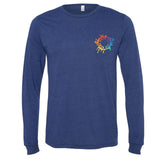 Bella + Canvas Unisex Triblend Long Sleeve T-Shirt Embroidery - Mato & Hash