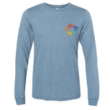 Bella + Canvas Unisex Triblend Long Sleeve T-Shirt Embroidery