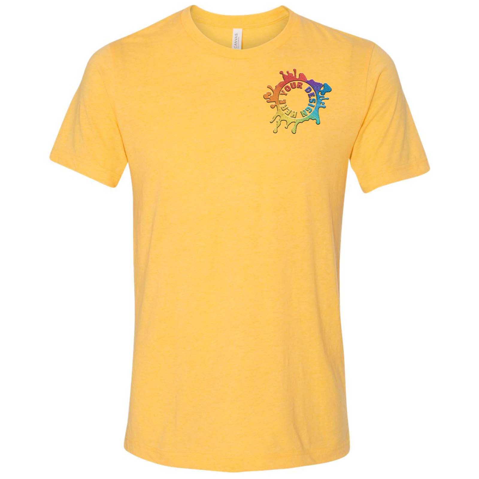 Bella + Canvas Unisex Triblend T-Shirt Embroidery - Mato & Hash