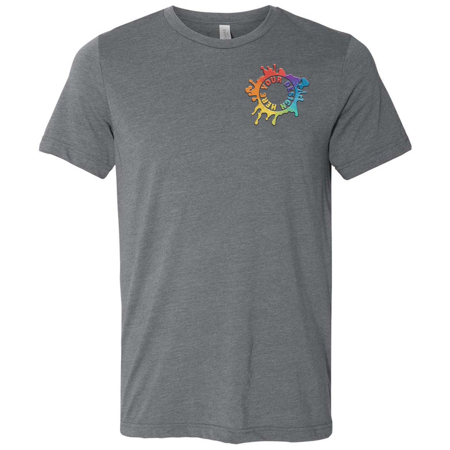 Bella + Canvas Unisex Triblend T-Shirt Embroidery - Mato & Hash