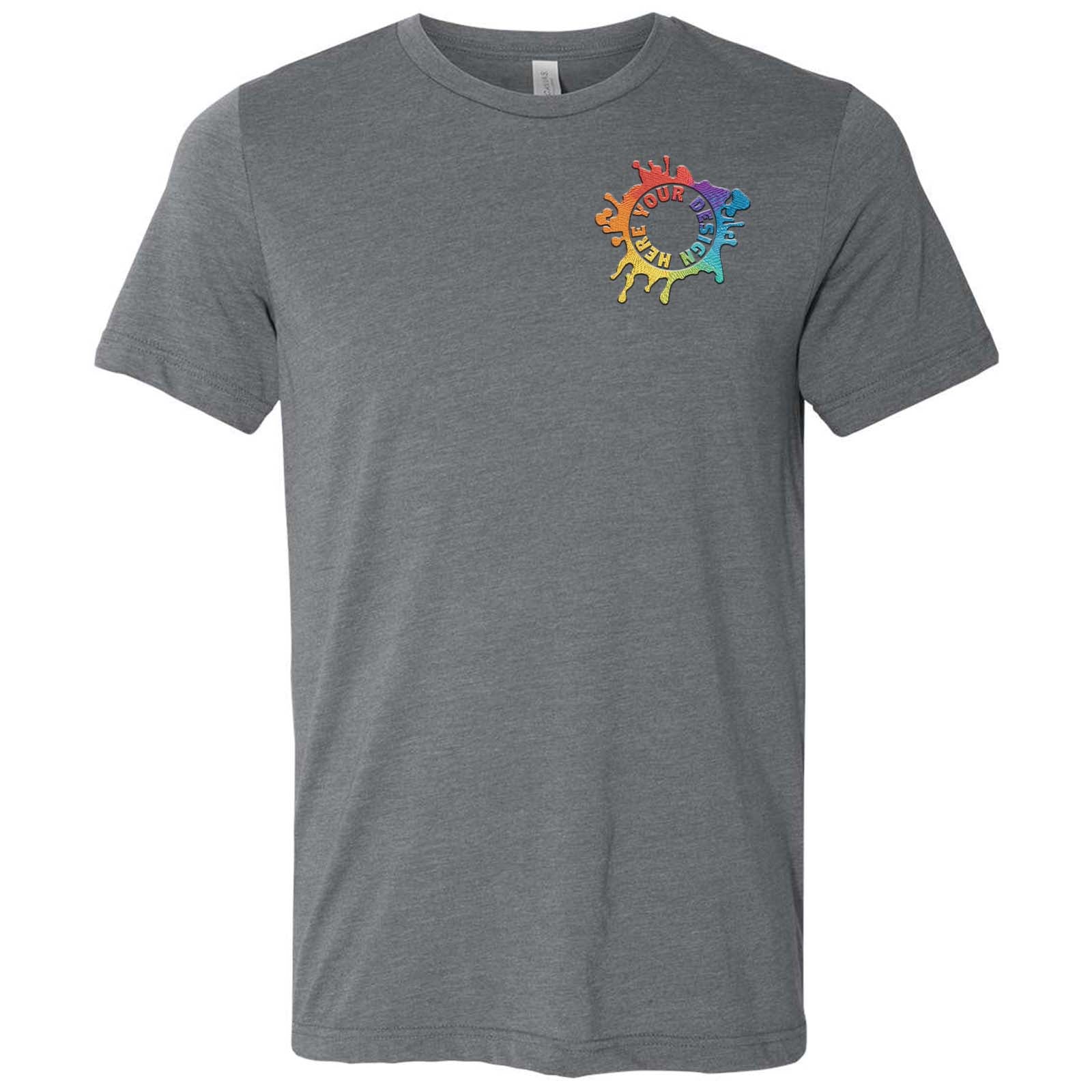 Bella + Canvas Unisex Triblend T-Shirt Embroidery - Mato & Hash