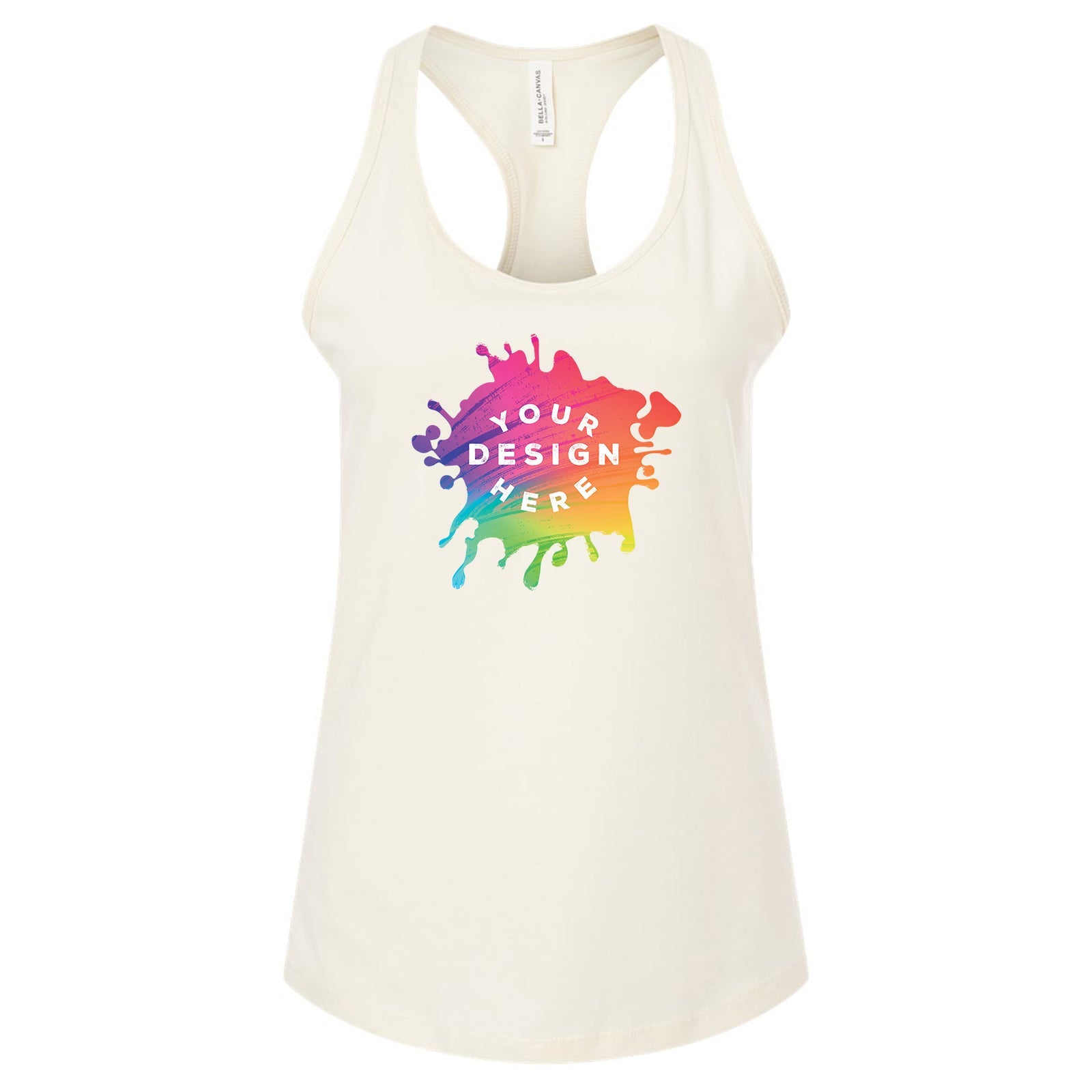 Bella + Canvas Women's 100% Cotton Jersey Racerback Tank Top - Mato & Hash