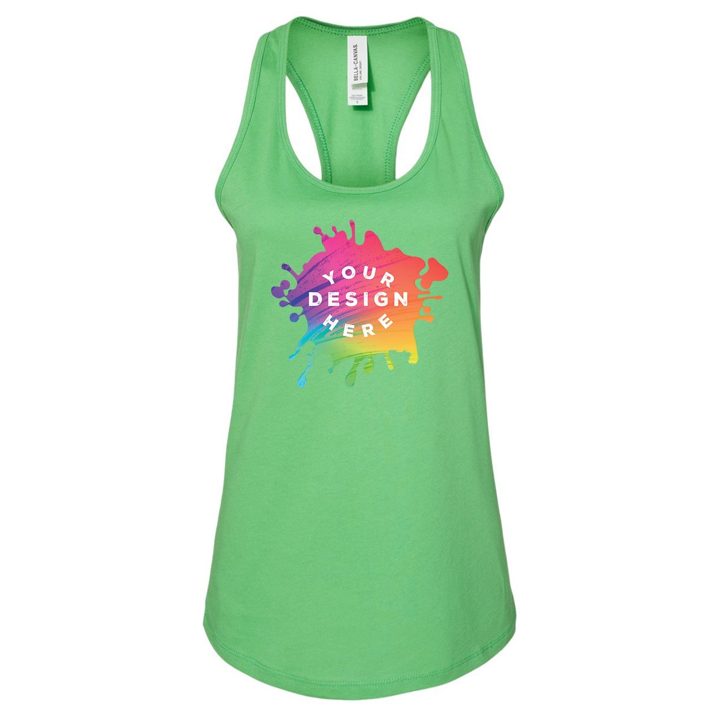 Bella + Canvas Women's 100% Cotton Jersey Racerback Tank Top - Mato & Hash