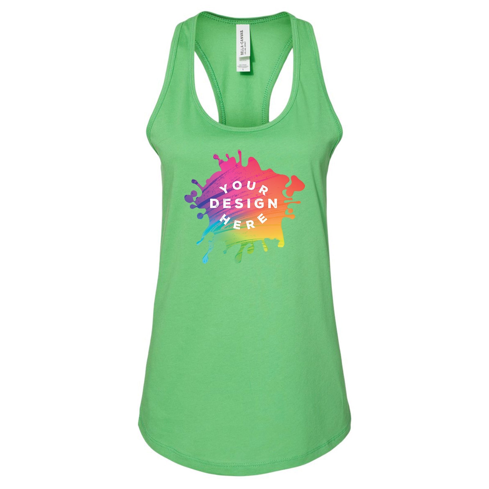 Bella + Canvas Women's 100% Cotton Jersey Racerback Tank Top - Mato & Hash