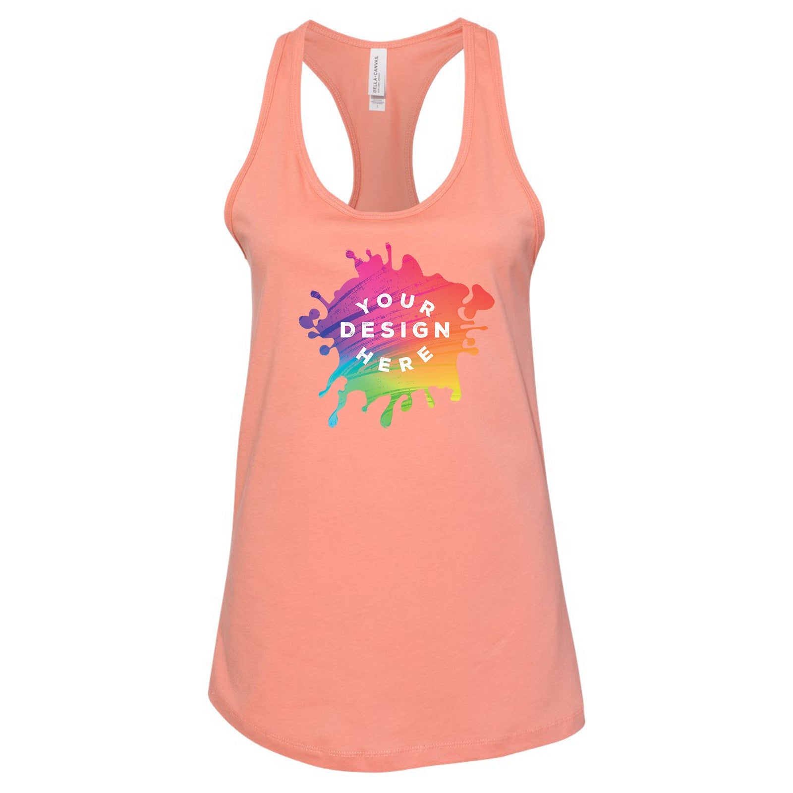 Bella + Canvas Women's 100% Cotton Jersey Racerback Tank Top - Mato & Hash