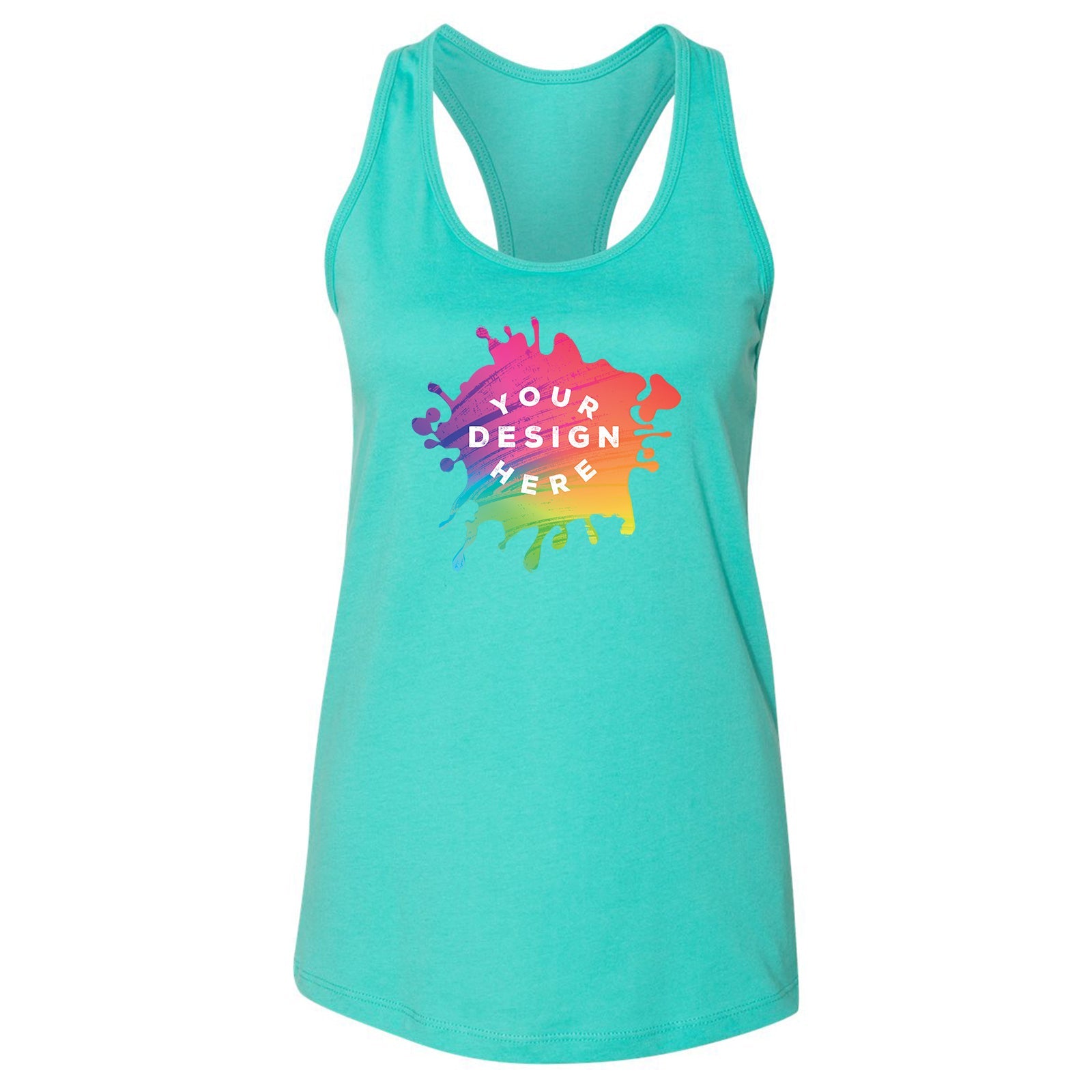 Bella + Canvas Women's 100% Cotton Jersey Racerback Tank Top - Mato & Hash