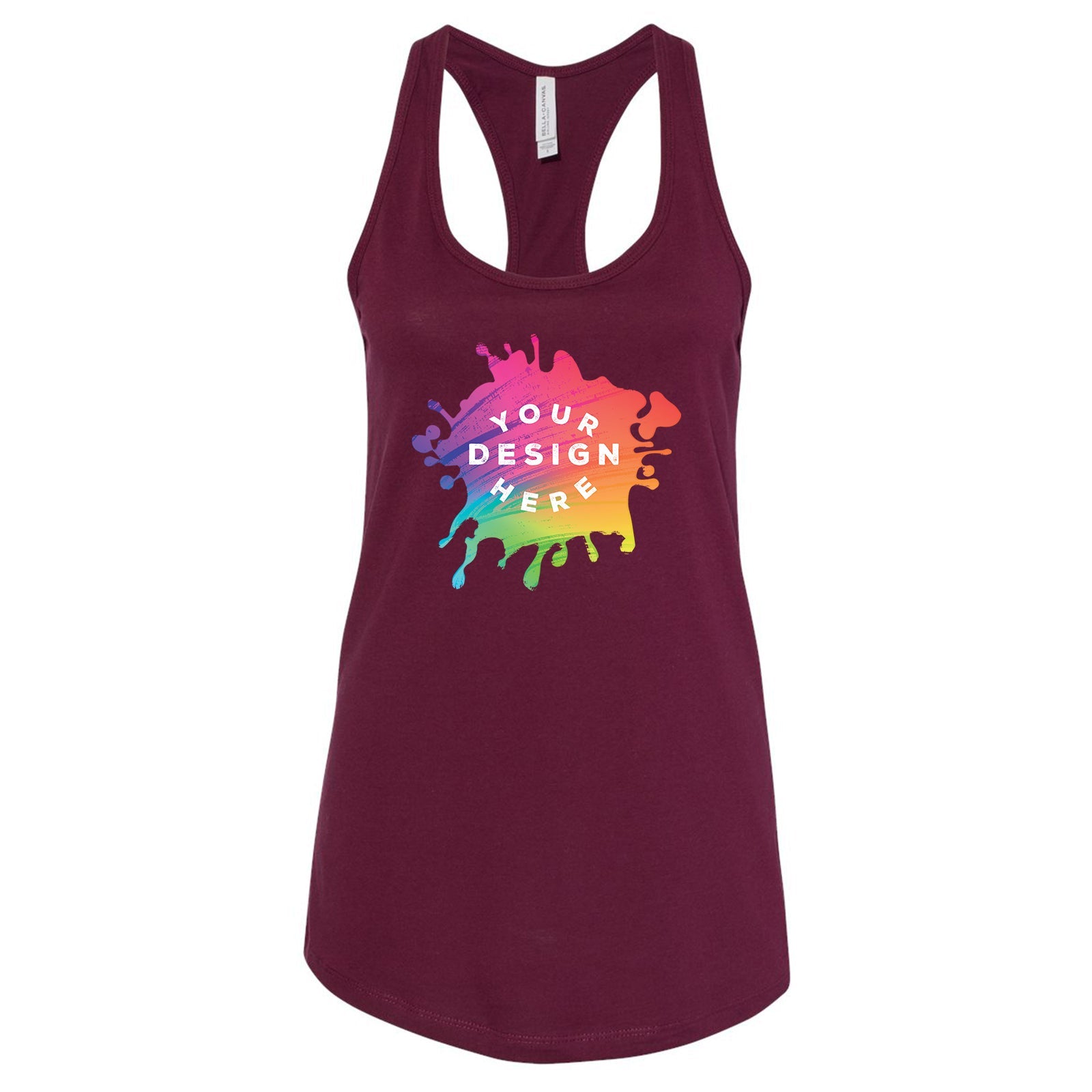 Bella + Canvas Women's 100% Cotton Jersey Racerback Tank Top - Mato & Hash