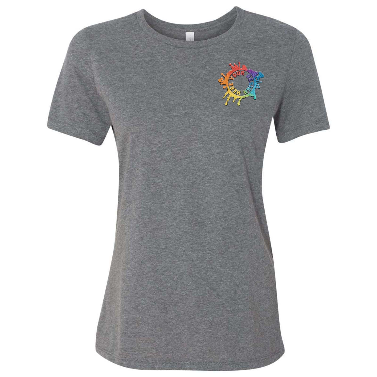Bella + Canvas Women's Cotton/Polyester Blend T-Shirt Embroidery - Mato & Hash