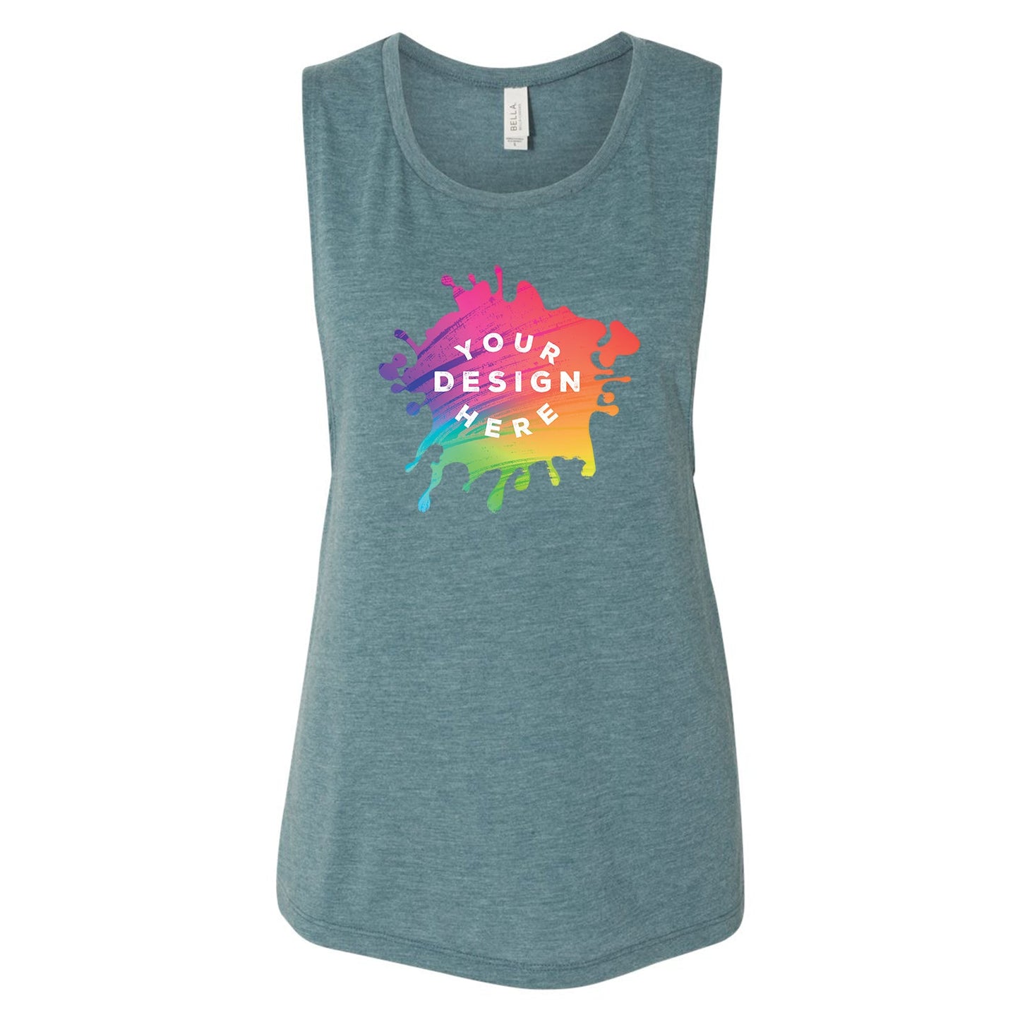 Bella + Canvas Women's Flowy Scoop Muscle Tank Top - Mato & Hash